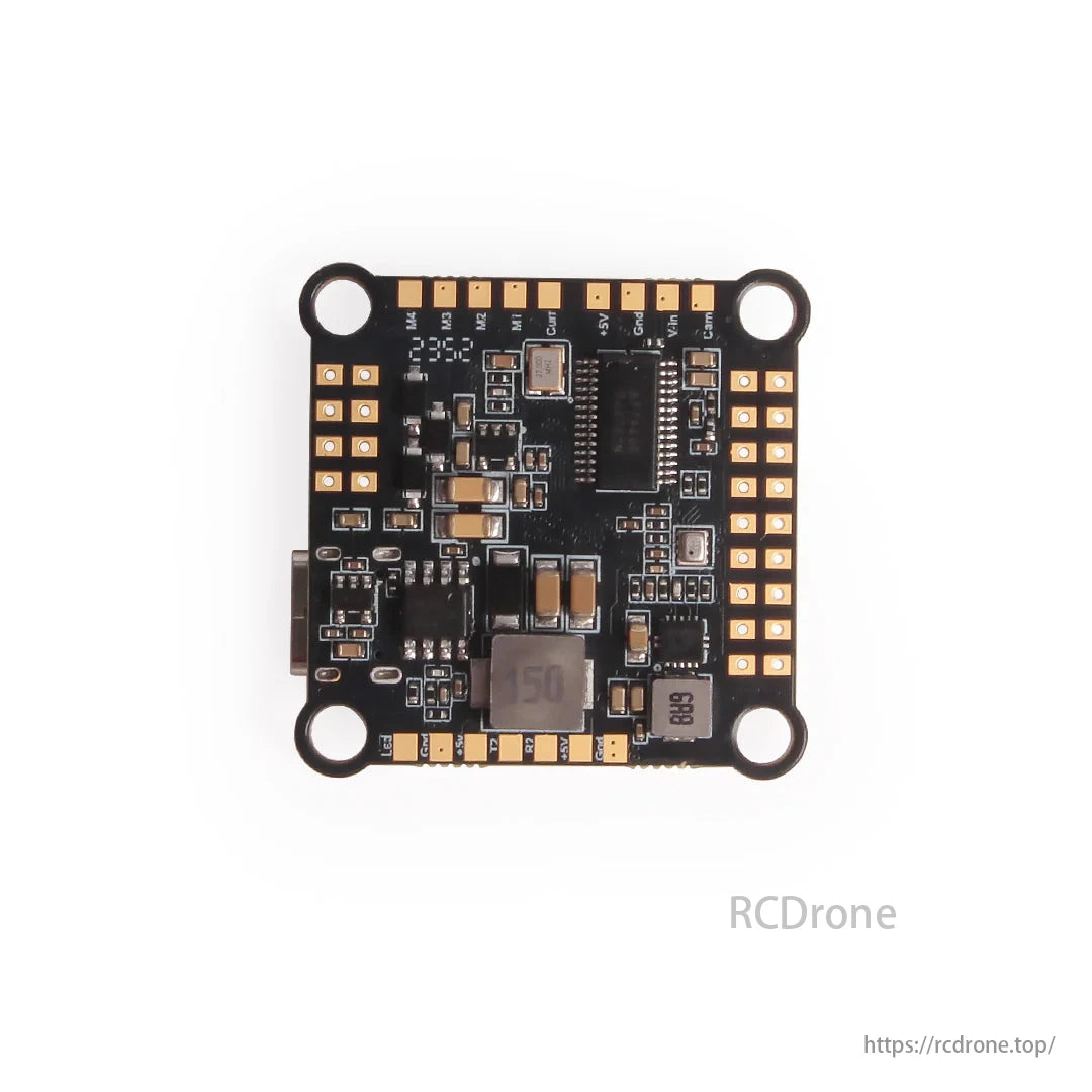 Holybro Kakute F722 Flight Controller, The Holybro Kakute F722 flight controller features an STM32F722 processor, ICM42688P IMU, and supports up to 8S battery input.