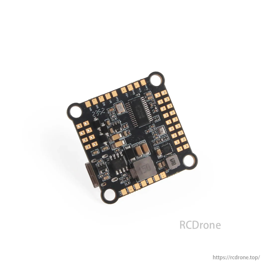 Holybro Kakute F722 Flight Controller, The Holybro Kakute F722 flight controller features an STM32F722 processor, ICM42688P IMU, and supports up to 8S battery input.