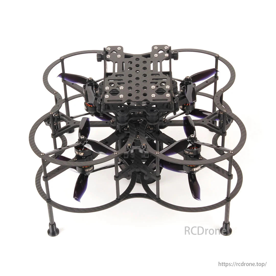 Holybro Kopis X8 Cinelifter 5-Inch Drone Kit – Caged Version | Carbon Fiber X8 FPV Rig for RED Komodo, BMPCC, Zcam | Frame / ARF / Full Kit Options