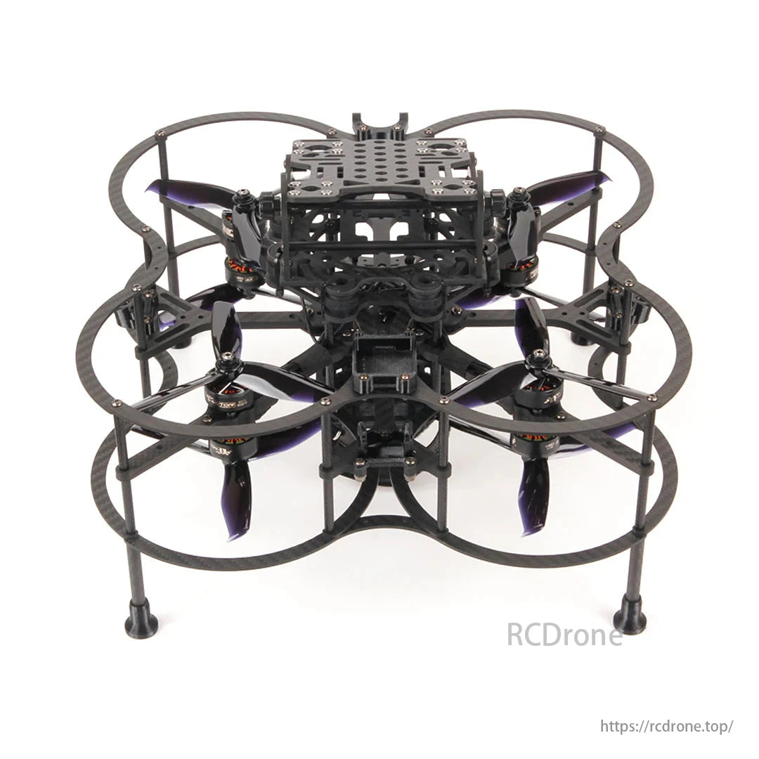 Holybro Kopis X8 Cinelifter 5-Inch Drone Kit – Caged Version | Carbon Fiber X8 FPV Rig for RED Komodo, BMPCC, Zcam | Frame / ARF / Full Kit Options