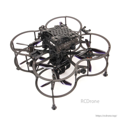 Holybro Kopis X8 Cinelifter 5-Inch Drone Kit – Caged Version | Carbon Fiber X8 FPV Rig for RED Komodo, BMPCC, Zcam | Frame / ARF / Full Kit Options