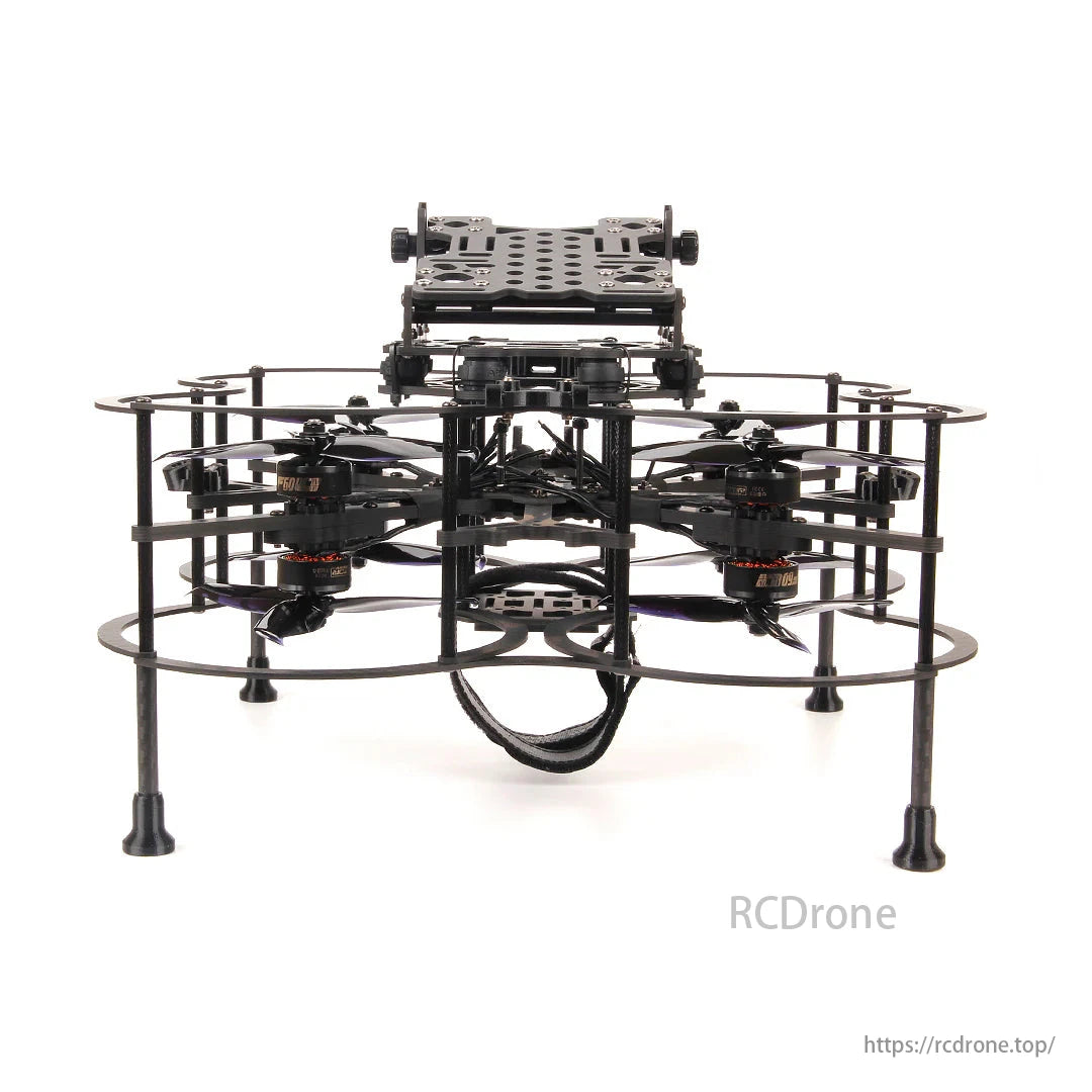 Holybro Kopis X8 Cinelifter 5-Inch Drone Kit – Caged Version | Carbon Fiber X8 FPV Rig for RED Komodo, BMPCC, Zcam | Frame / ARF / Full Kit Options