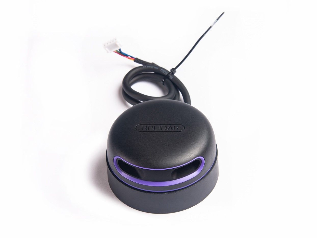 RPLiDAR A3M1 360° 2D Laser Scanner Kit, 25 m Range, 16 kHz Sampling, 0.225° Resolution, TTL UART, IEC Class 1