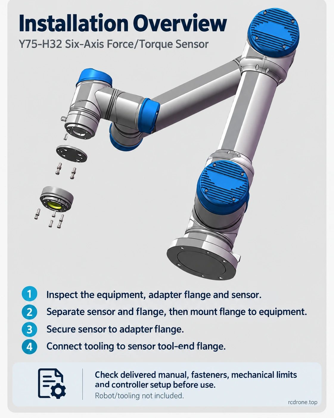 Robot installation and tooling arrangement