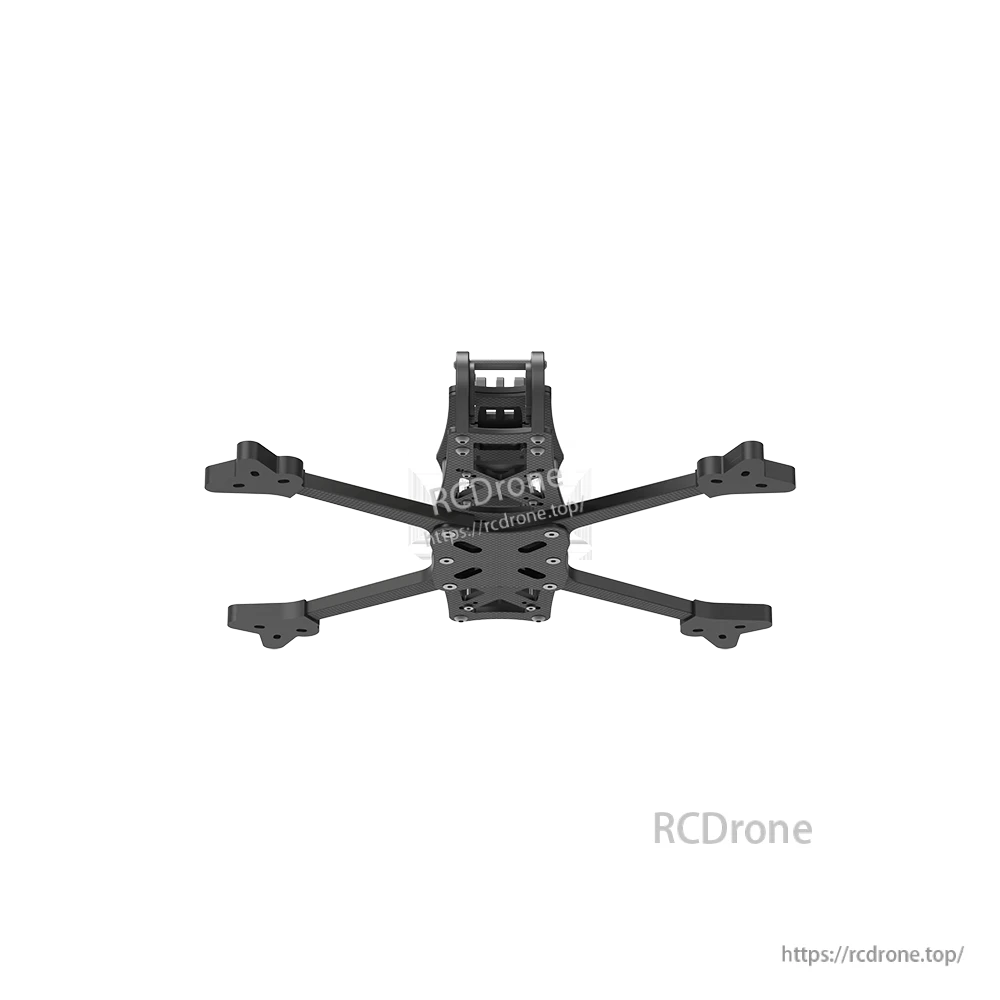 iFlight AOS 5 V5 FPV Frame, iFlight AOS 5 V5 FPV drone frame kit with carbon fiber X arms, top plate, and front camera mount