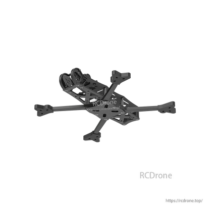 iFlight AOS 5 V5 FPV Frame, iFlight AOS 5 V5 carbon fiber FPV drone frame with X-style arms and front camera mount plates