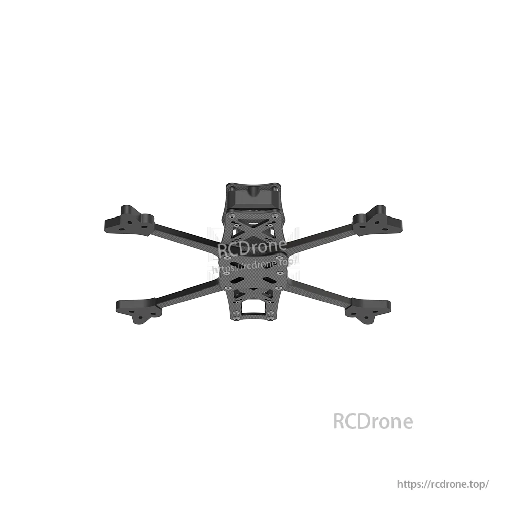 iFlight AOS 5 V5 FPV Frame, iFlight AOS 5 V5 FPV drone frame with carbon fiber X-layout arms, top plate and front camera mount