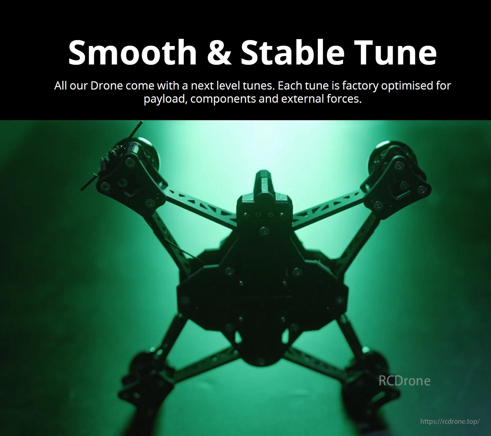 iFlight Afterburner 5 O3 6S HD 4K 5-Inch FPV, Smooth & Stable Tune. Optimized for payload, components, and forces.