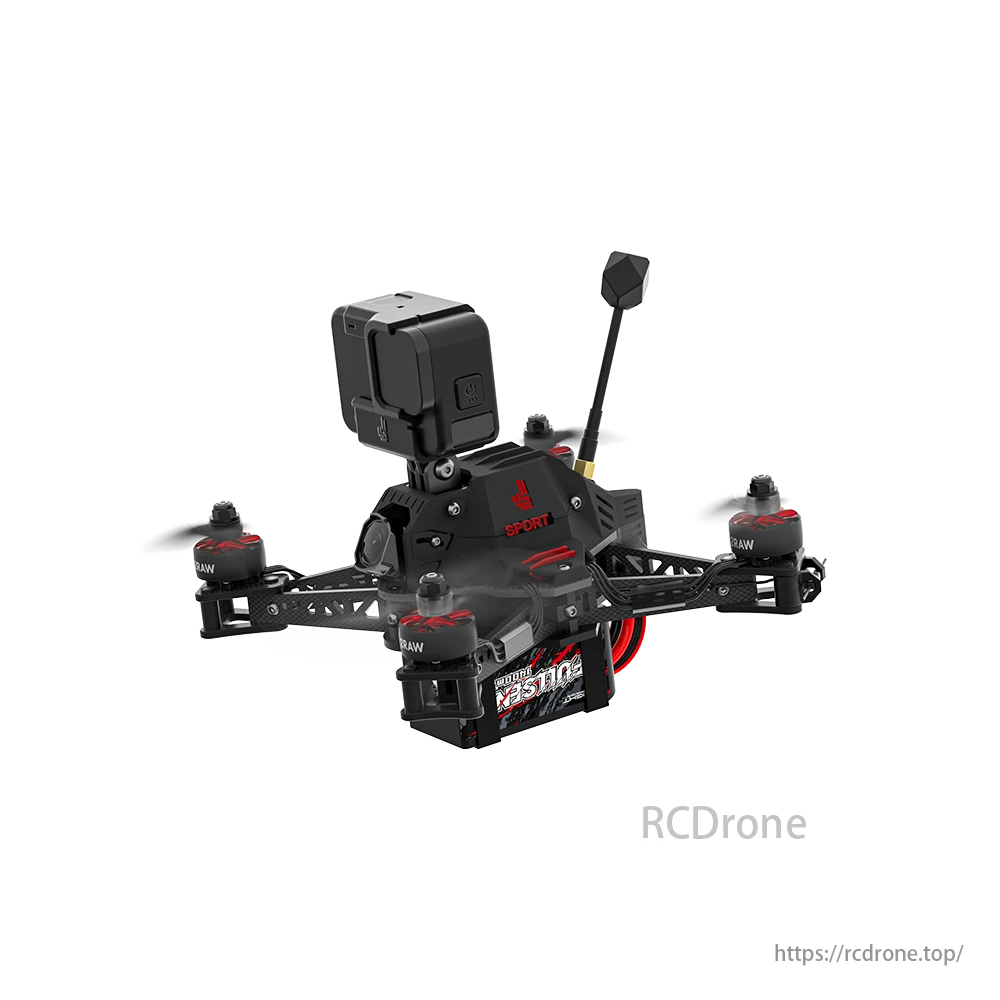 iFlight Afterburner Sport O4 6S HD 4K 5-Inch FPV, Expertly tuned for consistent high-quality footage during high-speed pursuits or technical flights.