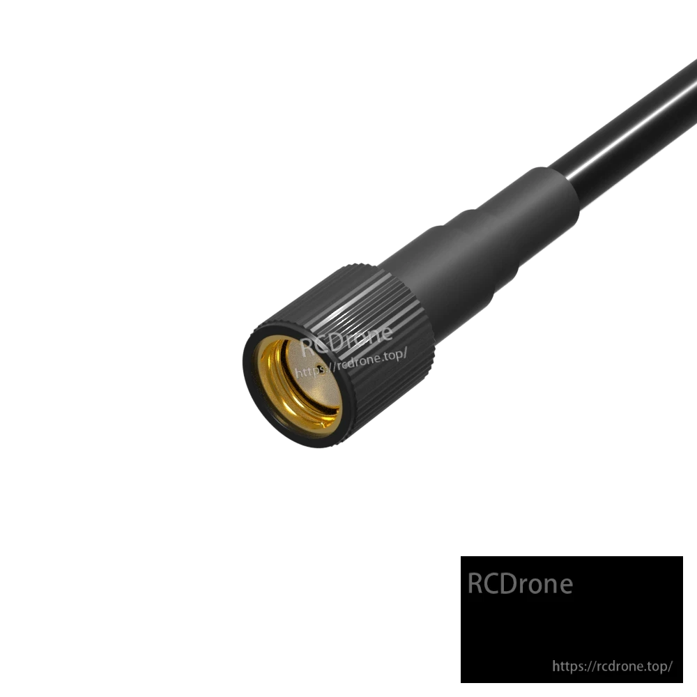 Close-up of iFlight Albatross V2.1 5.8GHz FPV antenna cable with knurled SMA connector
