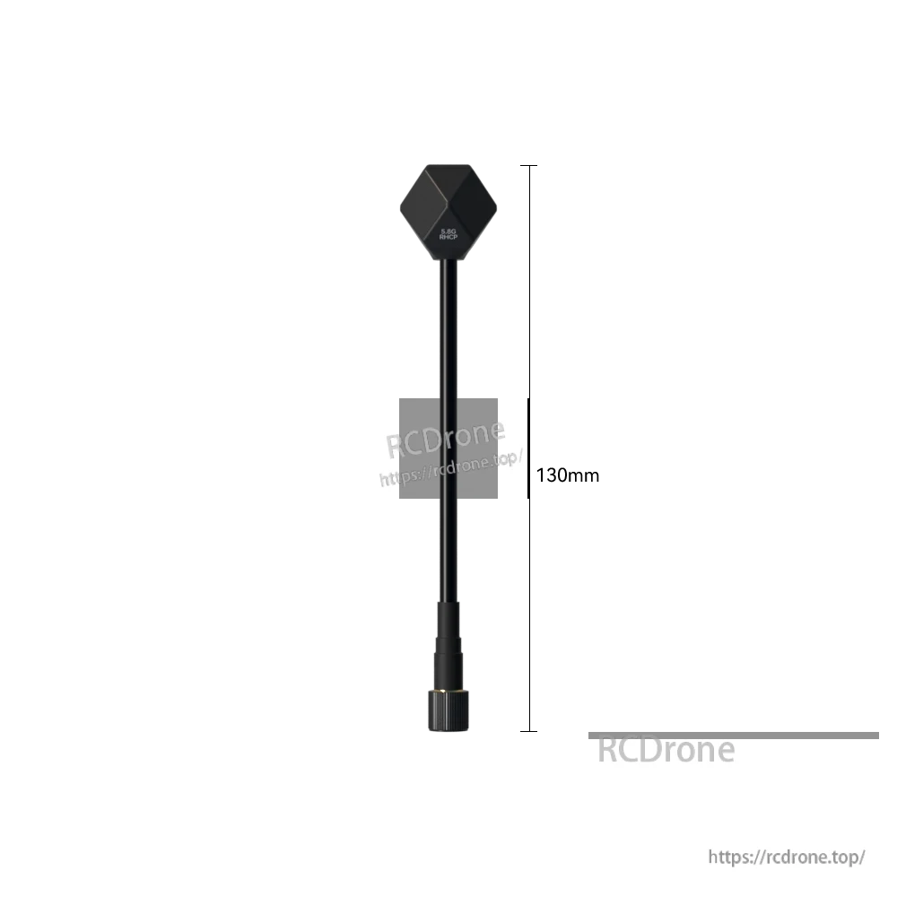 iFlight Albatross V2.1 5.8GHz FPV antenna with hexagonal 5.8G RHCP head and long black stalk