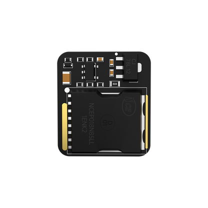Close-up of iFlight anti-spark filter PCB module for XT60 connectors with surface-mount components and capacitor