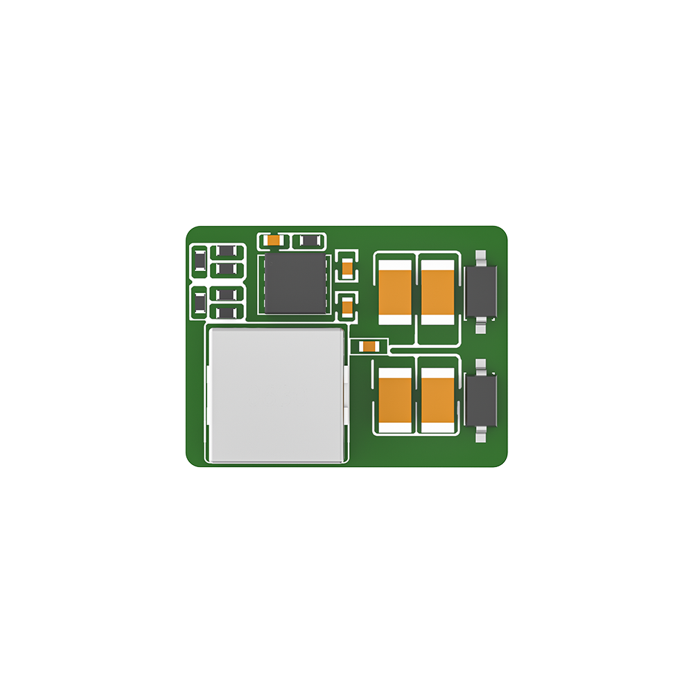 iFlight BLITZ BEC module V1.1 step-down regulator PCB with surface-mount components on a green board
