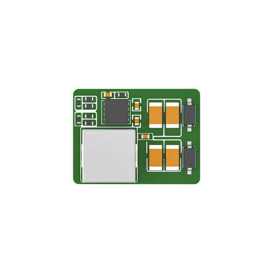 iFlight BLITZ BEC module V1.1 step-down regulator PCB with surface-mount components on a green board