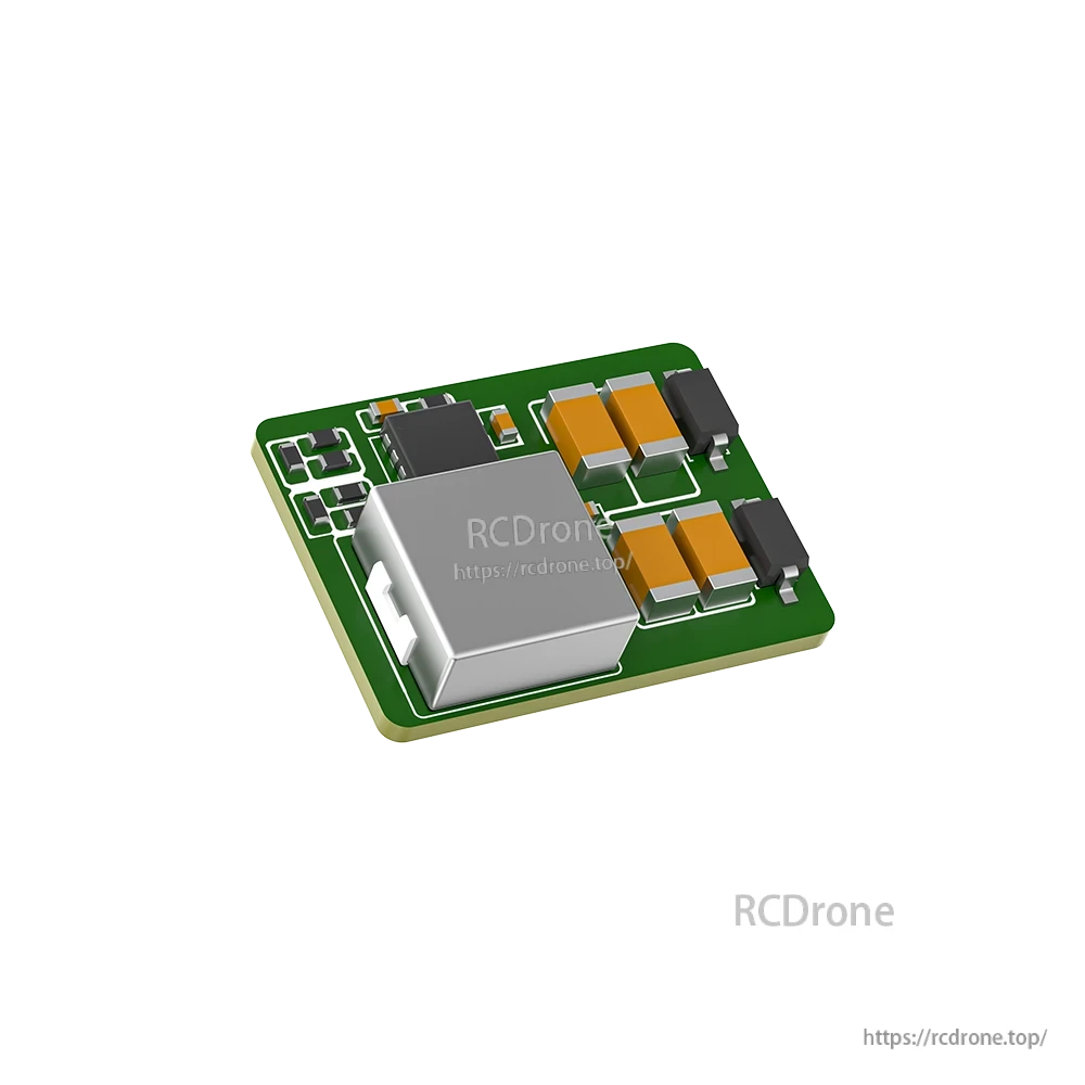 iFlight BLITZ BEC step-down regulator module on a small green PCB with surface-mount components