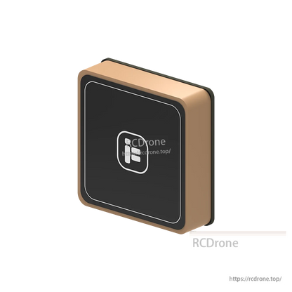 iFlight BLITZ M10 GPS module with square black top and gold housing for FPV drone navigation