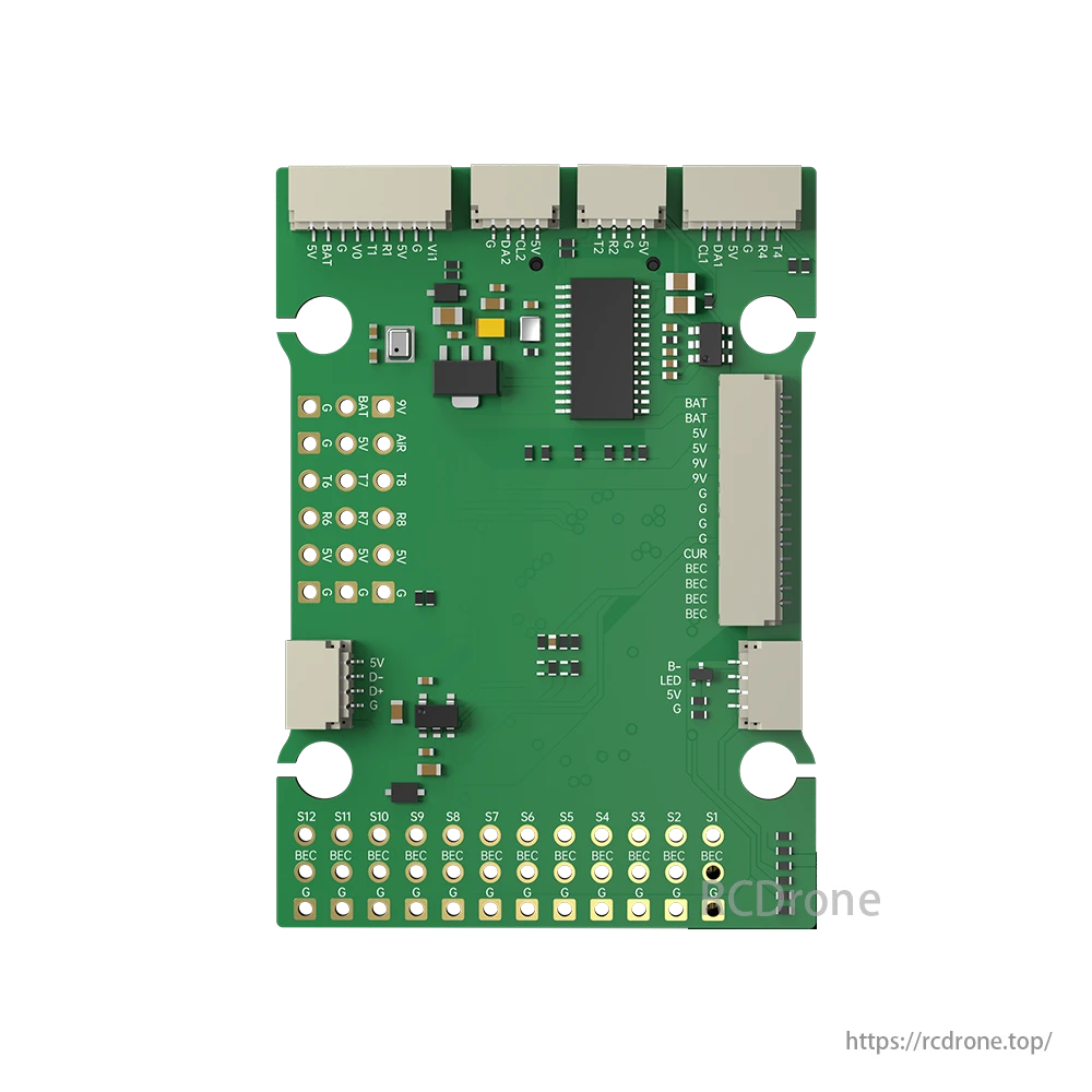 iFlight BLITZ Wing H743 Fixed-Wing Flight Controller – STM32H743, INAV & Ardupilot Compatible, Dual Camera, 8 UART, 6A Servo BEC