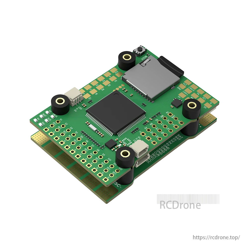 iFlight BLITZ Wing H743 Flight Controller features STM32H743 chip and supports dual camera setup for advanced drone capabilities.