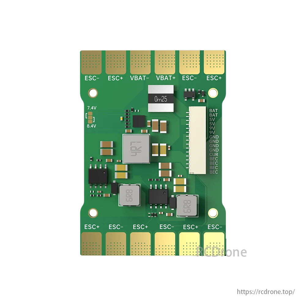 iFlight BLITZ Wing H743 Fixed-Wing Flight Controller – STM32H743, INAV & Ardupilot Compatible, Dual Camera, 8 UART, 6A Servo BEC