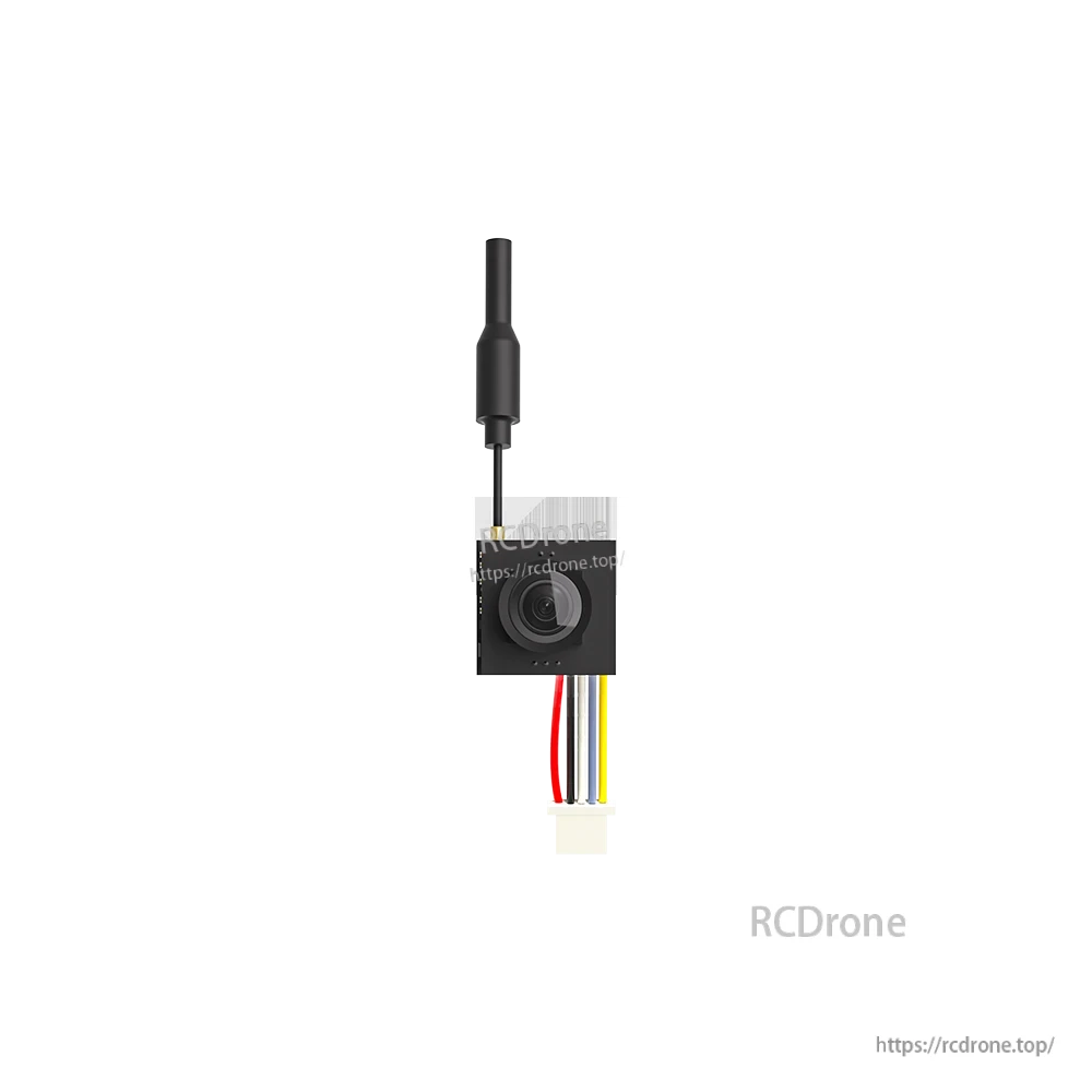 iFlight Borg 5.8G Micro VTX & Camera, iFlight Borg micro 5.8G FPV VTX and camera combo with antenna, wired lead, and white connector