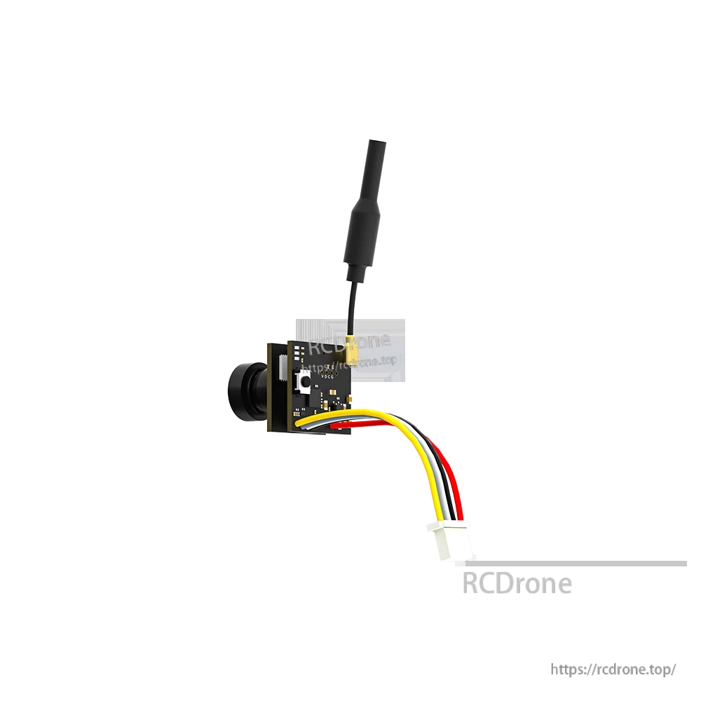 iFlight Borg 5.8G Micro VTX & Camera, iFlight Borg 5.8G micro FPV VTX and camera combo with antenna lead and 4‑pin wiring harness