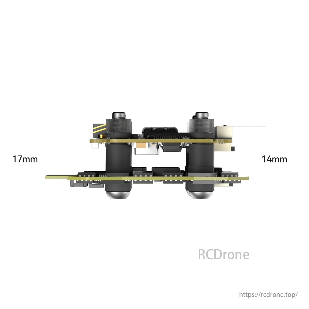 iFlight Borg 5S RX Stack with Built-in ELRS Flight Controller + 60R 60 ...