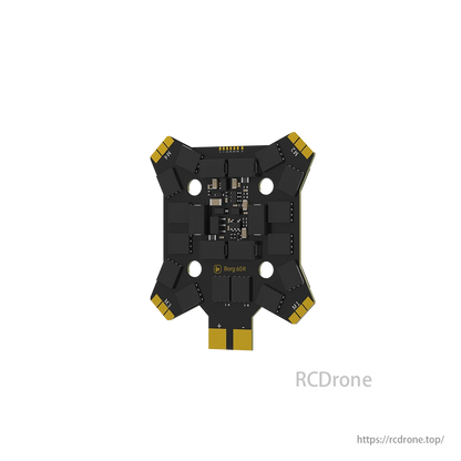 iFlight Borg 60R 4-in-1 ESC, iFlight Borg 60R is a 4-in-1 ESC for FPV drones, featuring 60A output, 3-8S compatibility, anti-spark, TVS diodes, high polymer caps, and BLHeli_32 firmware.