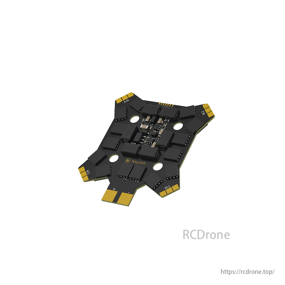 Iflight Borg 60r 4-in-1 ESC للسباق طائرات FPV-3–8s ، 60A ، أجهزة تلفزيون مضادة للسباق ، قبعة بوليمر عالية ، blheli_32