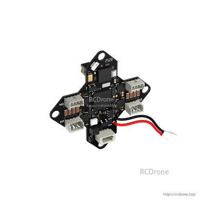 iFlight Borg G4 1S AIO flight controller board with multiple JST motor plugs and battery lead connector