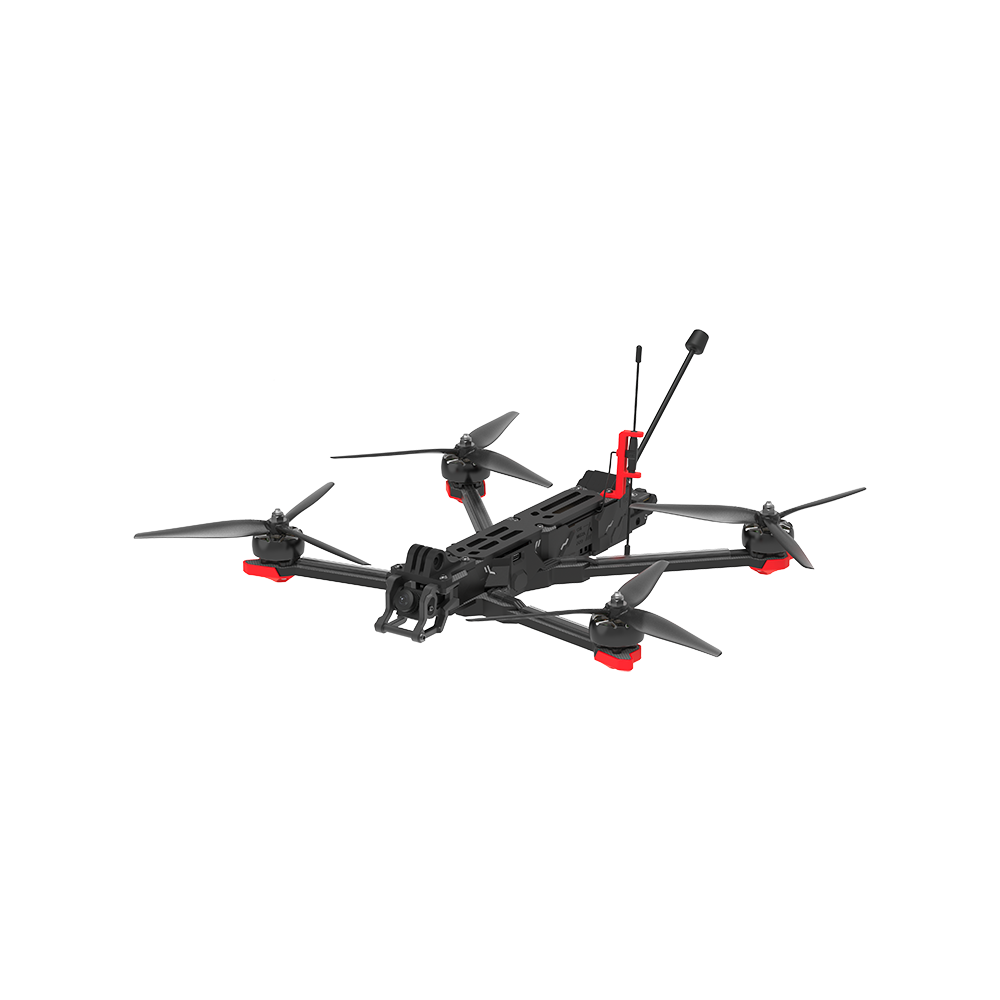 iFlight Chimera7 Pro V2 6S Analog FPV, iFlight Chimera7 Pro V2 FPV quadcopter with long-range frame, camera mount, and rear antenna mast