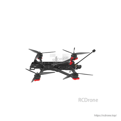 iFlight Chimera7 Pro V2 6S analog FPV quadcopter with black frame, four propellers, and rear antenna