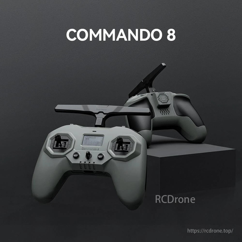 iFlight Commando 8 Radio Transmitter - ELRS 915MHz 500mW/ELRS 2.4GHz 500mW/CC2500+ELRS 915MHz/CC2500+ELRS 2.4G FPV remote controller