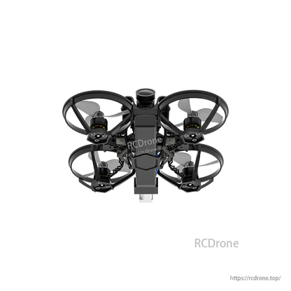 Top view of iFlight Defender 12 analog 1S tinywhoop FPV drone with ducted prop guards and front camera