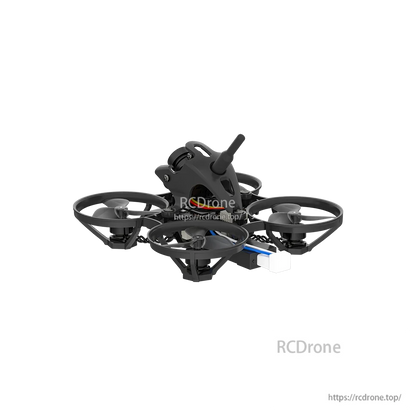 iFlight Defender 12 Analog 1S Tinywhoop FPV, iFlight Defender 12 tinywhoop FPV drone with ducted prop guards, front camera canopy, and rear antenna