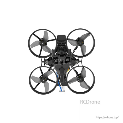 Top view of iFlight Defender 12 analog 1S tinywhoop FPV drone with ducted prop guards and front camera