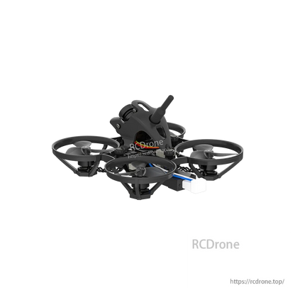 iFlight Defender 12 Analog 1S Tinywhoop FPV, iFlight Defender 12 tinywhoop FPV drone with ducted prop guards, front camera canopy and 1S battery lead