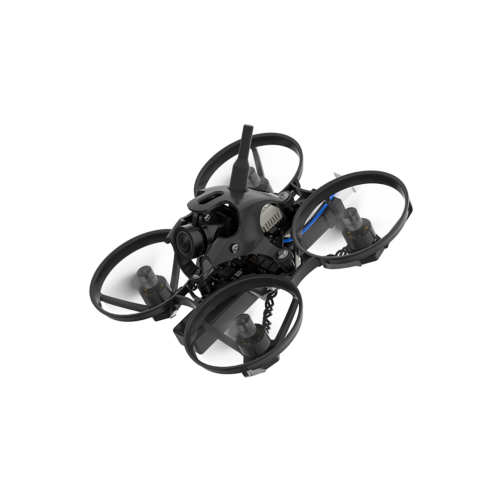 iFlight Defender 12 analog 1S tinywhoop FPV drone with ducted prop guards, front camera, and antenna