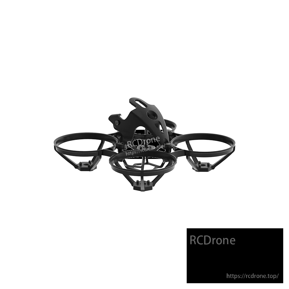 iFlight Defender 12 65mm whoop frame kit with ducted prop guards and molded canopy, black micro quad frame