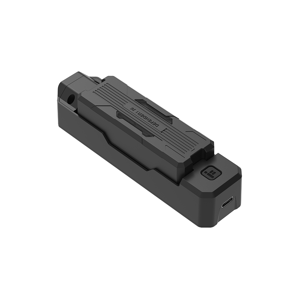 iFlight Defender 16/20 Type-C battery charging adapter with USB-C port and slide-in battery slot