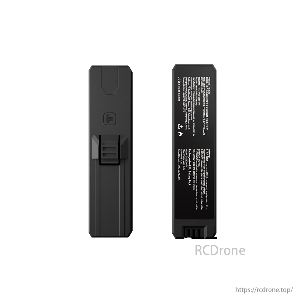 iFlight Defender 20 Lite 2S 600mAh Quick-Release LiPo Battery with Auto Discharge Module