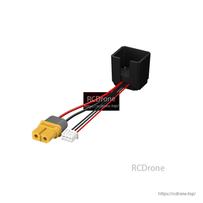 iFlight Defender 20 Lite battery charging adapter cable with XT60 connector, white plug, and black battery dock