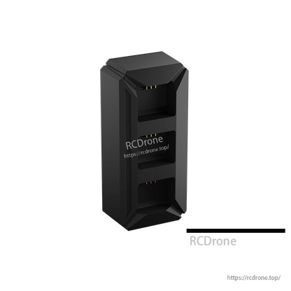 iFlight Defender 20 Lite battery charging adapter with three recessed contact slots in a black housing