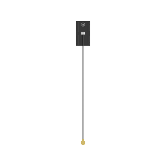 iFlight Defender 25 5.8GHz VTX antenna with slim rectangular patch and coax lead to gold U.FL connector