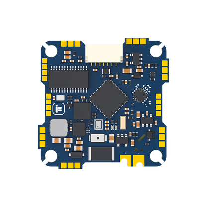 iFlight Defender 25 AIO flight controller board with 20A ESC, JST connector, solder pads, and 4 mounting holes