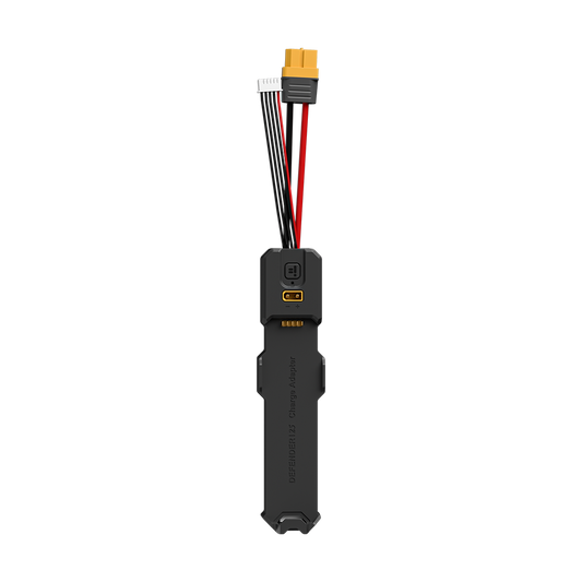 iFlight Defender series charging adapter with XT60 plug, red/black leads, and small balance connector