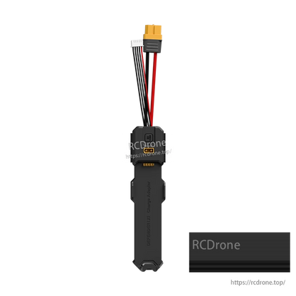 iFlight Defender series charging adapter with yellow XT-style plug, balance lead, and inline DEFENDER25 charge module