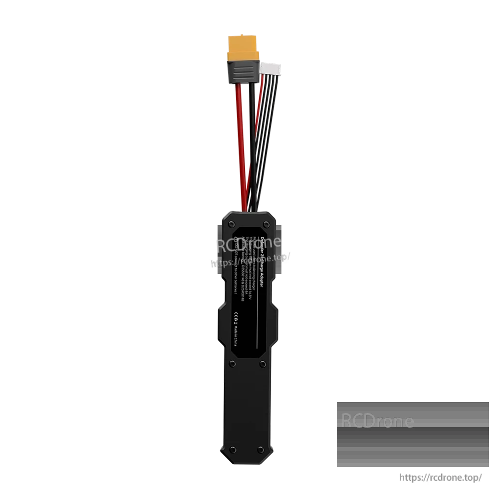 iFlight Defender Series charging adapter with XT60 connector and multi-wire lead on a slim black inline board