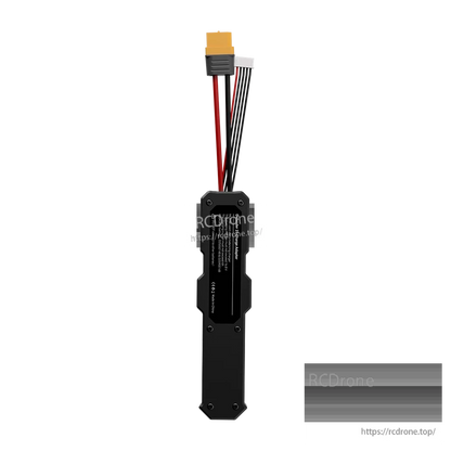 iFlight Defender Series charging adapter with XT60 connector and multi-wire lead on a slim black inline board