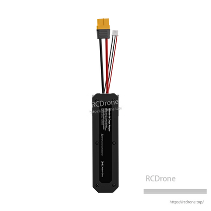 iFlight Defender Series charging adapter module with XT60 power lead and JST balance connector on black inline case