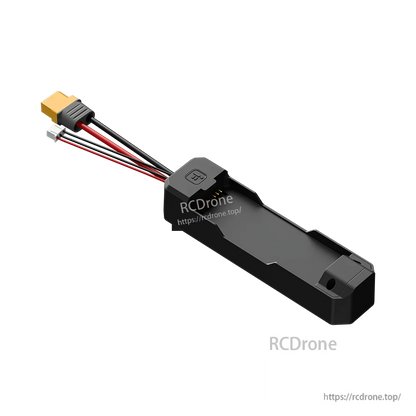 iFlight Defender series charging adapter with XT60 plug and small balance connector leads on a slim black housing